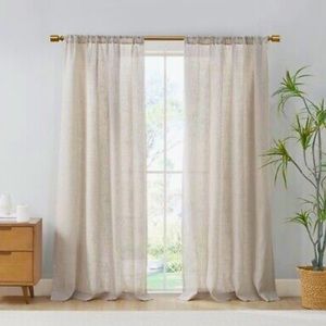 Madison Park ‘Kyler’ Window Panel Pair Light-filtering 52”x84”